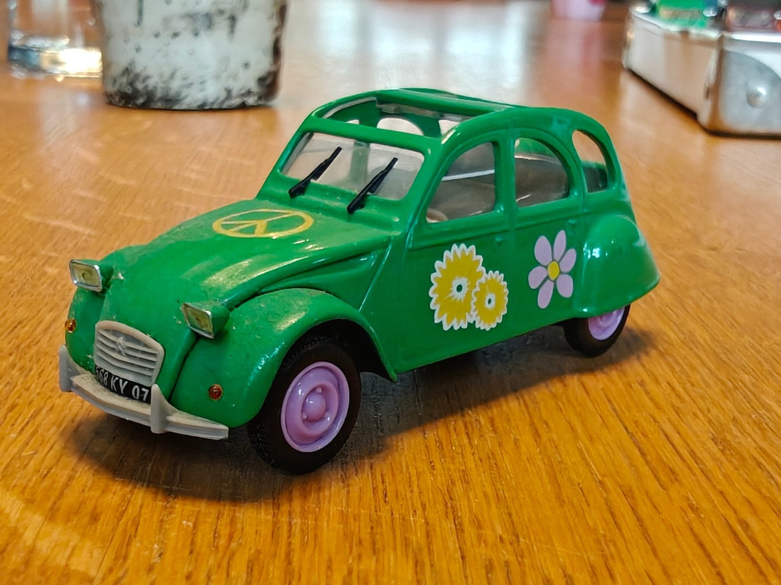 Norev Citroen 2CV 6 Flower Power EEND, Ophalen of Verzenden, Nieuw