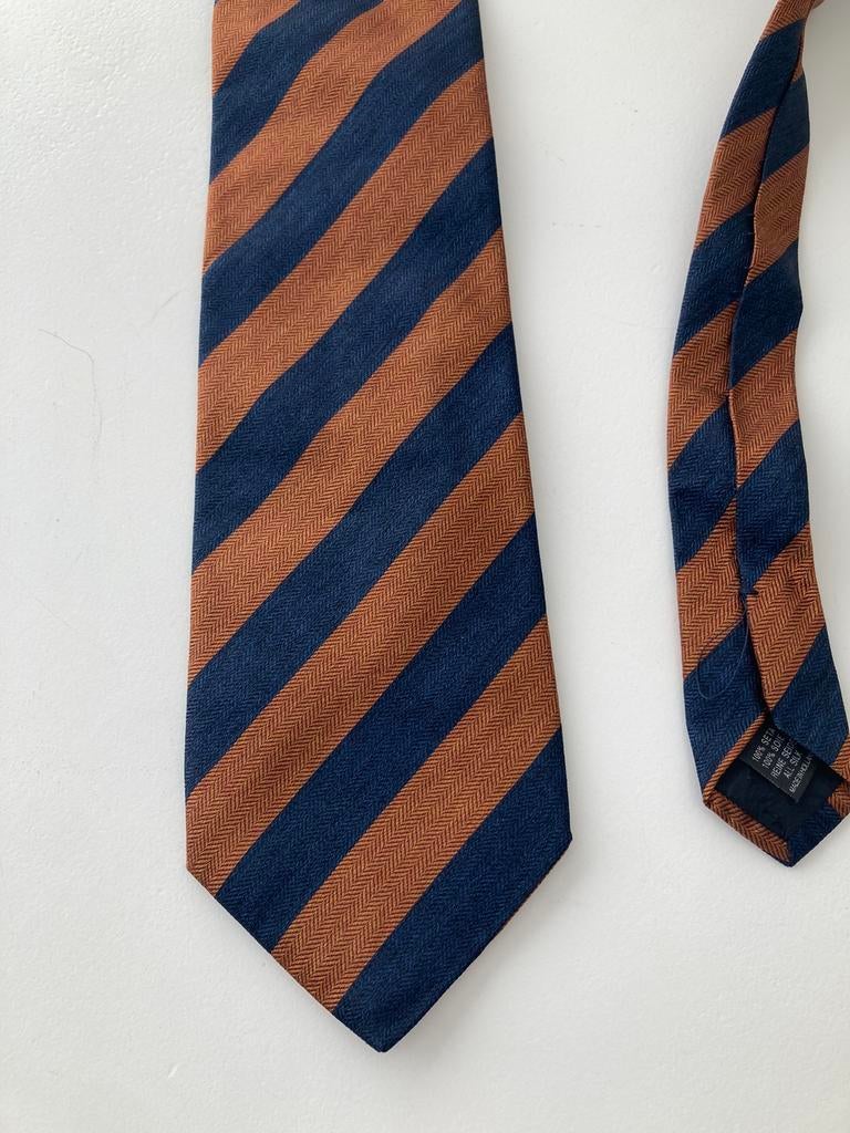 Zijde Stropdas(zijden / silk) luxe kwaliteit, Kleding | Heren, Stropdassen, Ophalen of Verzenden, Zo goed als nieuw, Bruin, Met patroon