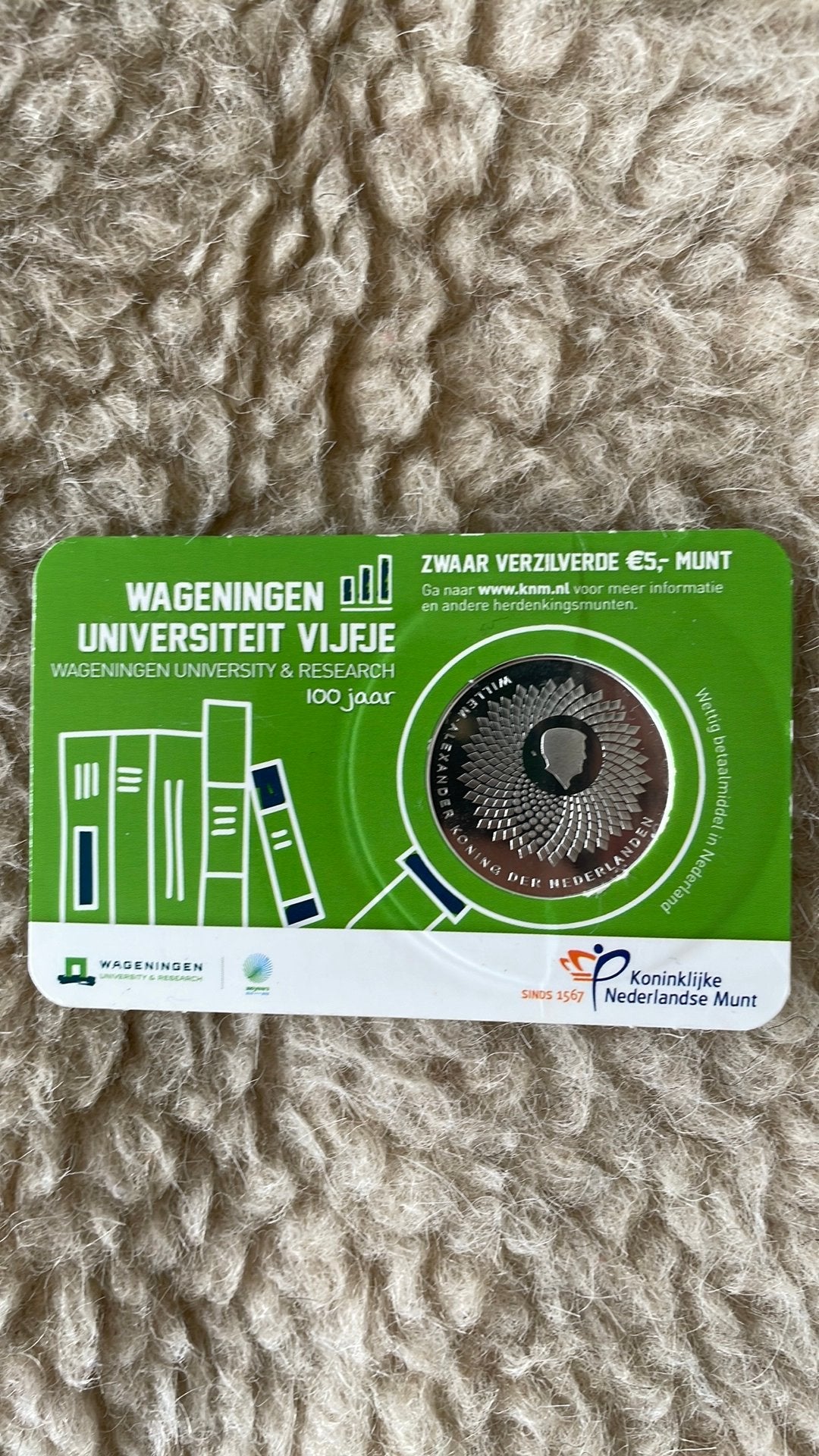 Munt verzilverd vijfje, Ophalen of Verzenden, Koningin Beatrix, Euro's