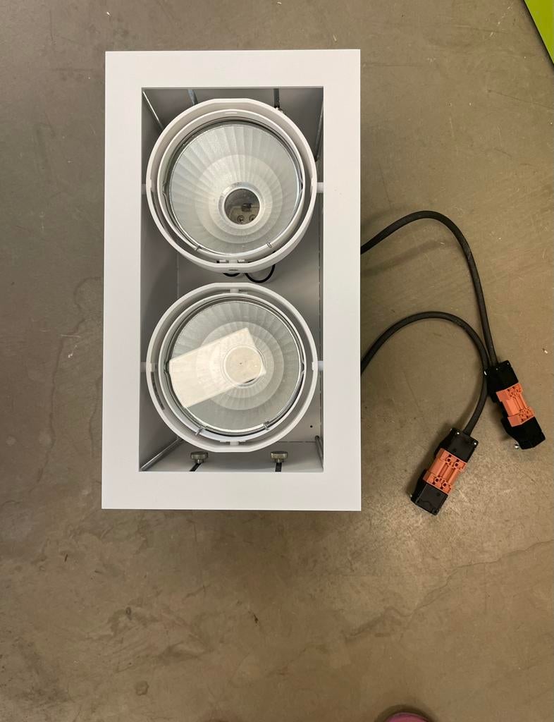 Lampen voor showroom nieuw ! 2 stuks, Ophalen of Verzenden, Nieuw, Metaal of Aluminium, Showroom