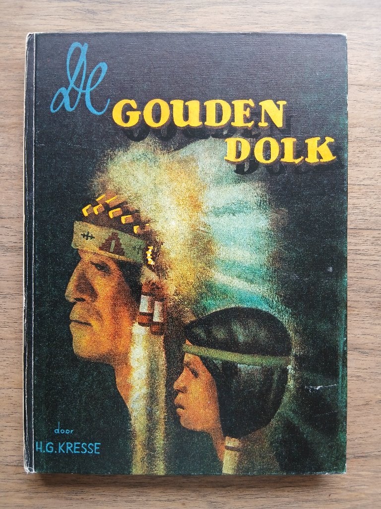 Hans Kresse De gouden dolk (hardcover), Eén stripboek, Ophalen of Verzenden, Gelezen