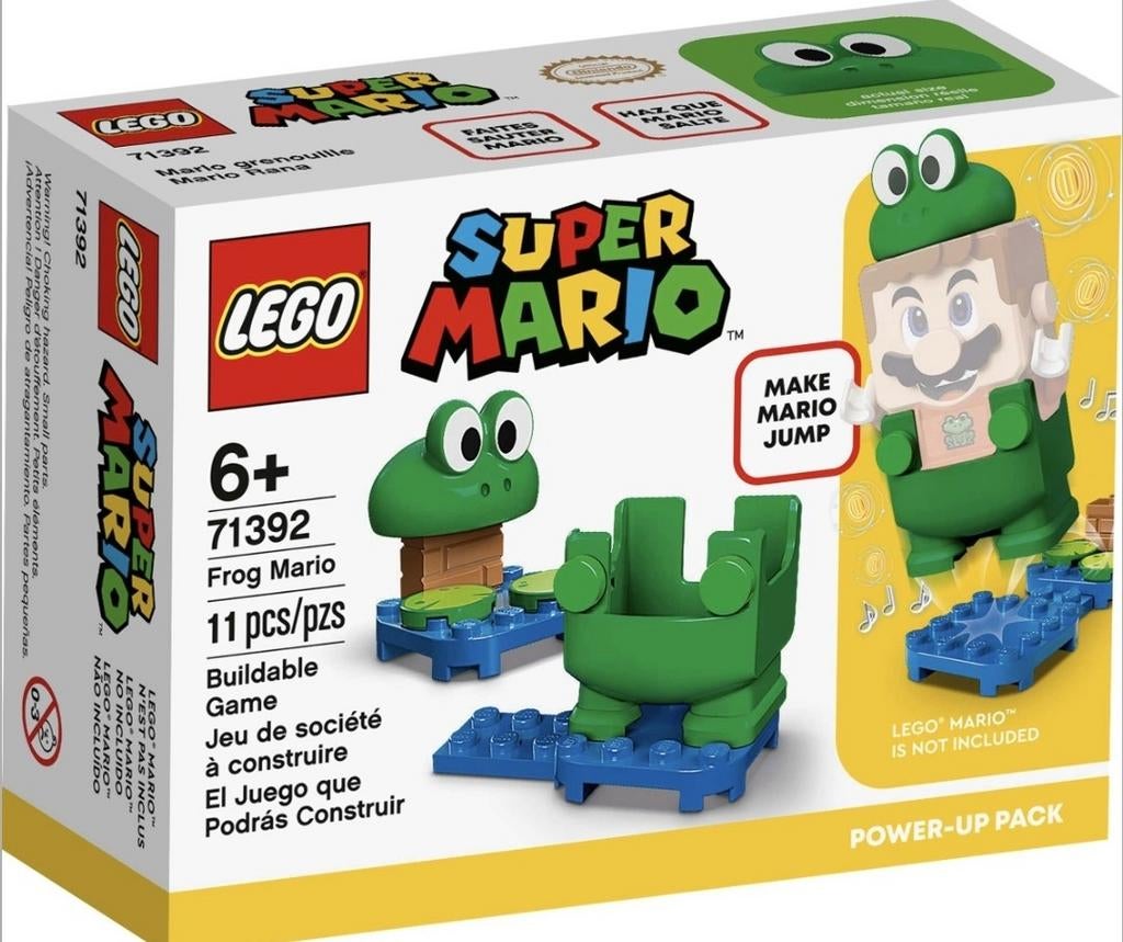 Lego Super Mario 71392 Frog Mario, Lego, Nieuw, Ophalen of Verzenden, Ongeopend/sealed