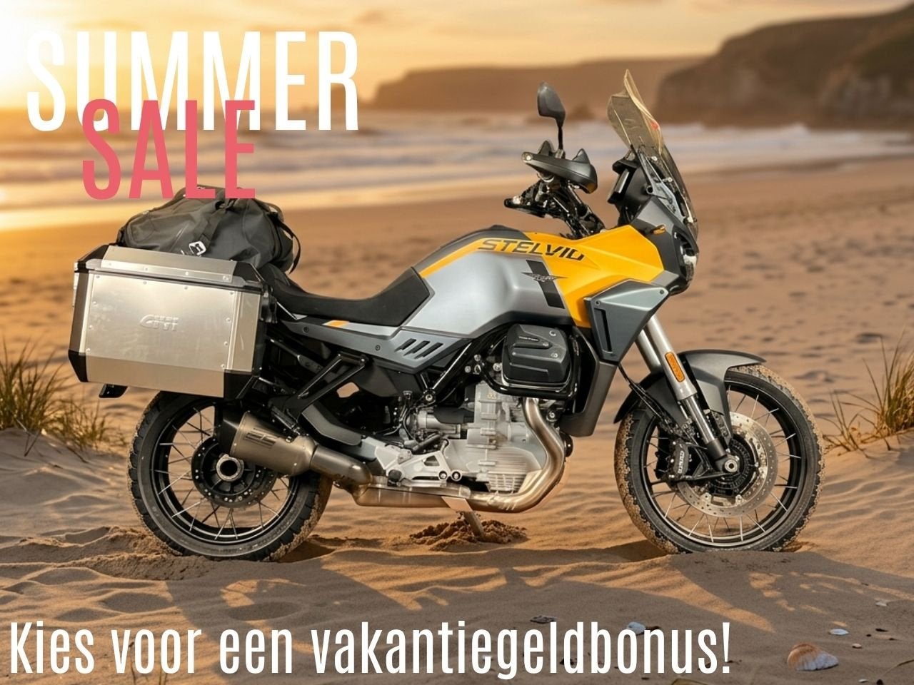 Moto Guzzi V100 STELVIO E5+ TRAVEL EDITION (bj 2026), Bedrijf, Meer dan 35 kW, Toermotor, 1042 cc