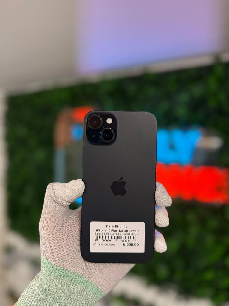 Zo goed als nieuw Apple iPhone 15 Plus 128GB, Ophalen of Verzenden, Zo goed als nieuw