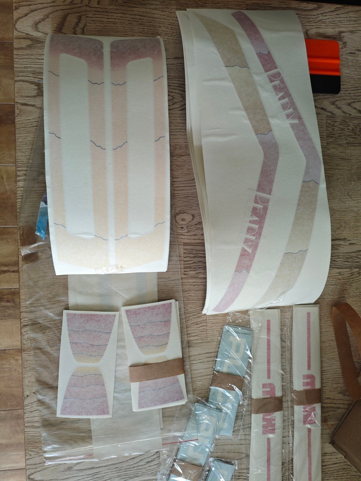 Stickerset voor de Rode Puch Maxi Pearly., Ophalen of Verzenden, Nieuw, Overige typen