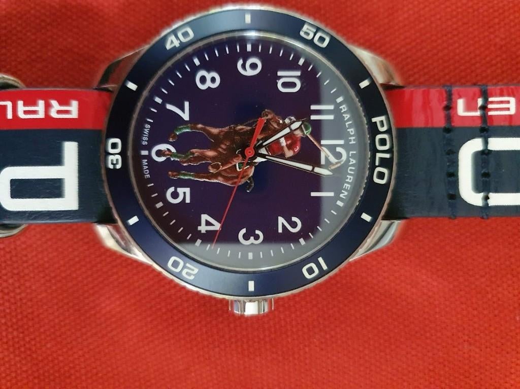 Horloge, Overige merken, Leer, Staal, Polshorloge