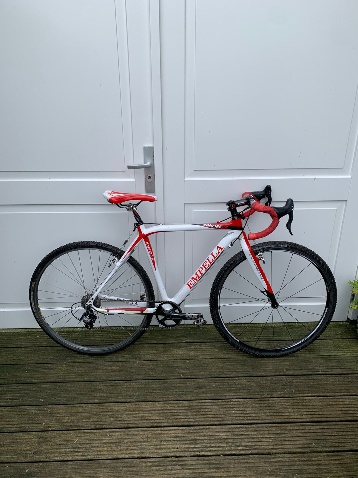 Empella Bonfi full Carbon gravel/ cyclocross racefiets mt54, Ophalen, 28 inch, Gebruikt, Carbon