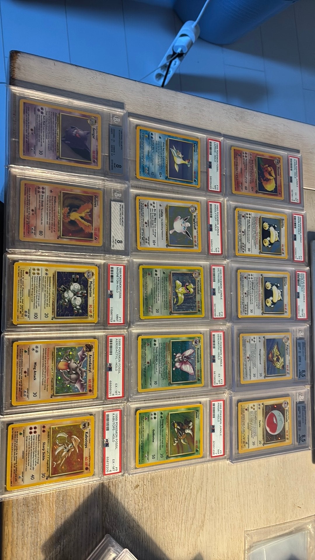 Graded jungle en fossil holo s, Ophalen of Verzenden, Zo goed als nieuw