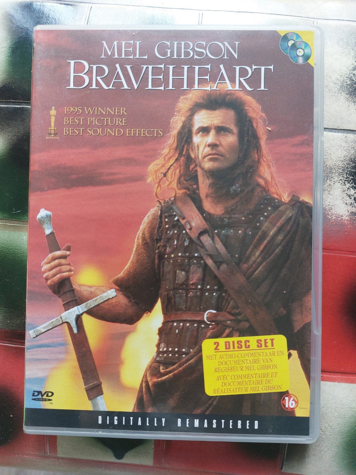 Braveheart DVD - Mel Gibson - 2 Disc Set, Cd's en Dvd's, Dvd's | Actie, Nederlands, Vanaf 16 jaar, Ophalen of Verzenden, Zo goed als nieuw