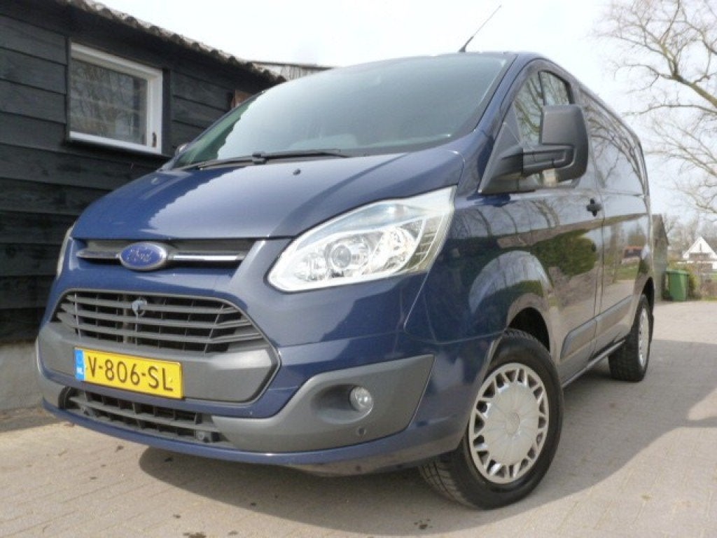 Ford TRANSIT CUSTOM 125 pk,pdc,trekh,motor 75.000 km, Blauw, 14 km/l, Bedrijf, Ford