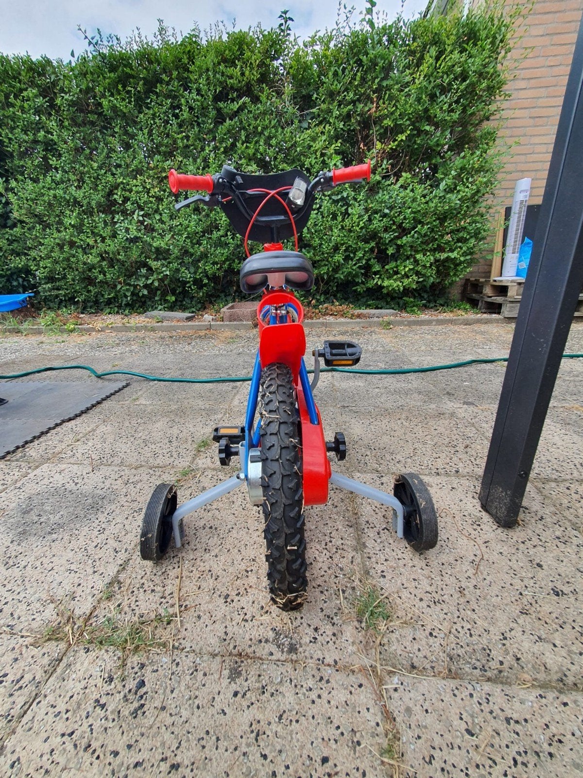 Spiderman fiets, Ophalen, Gebruikt