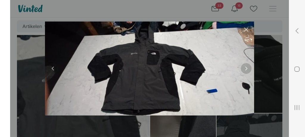 the north face jas maat L, Ophalen, Maat 52/54 (L), Meerkleurig, Zo goed als nieuw