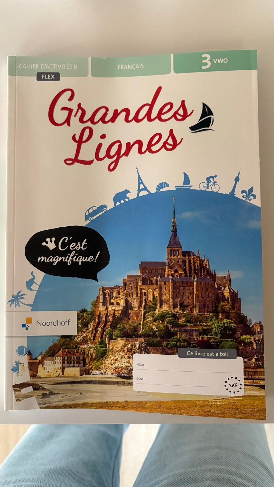 Grandes Lignes Frans 3 VWO - Cahier d'activités B, Boeken, Ophalen of Verzenden, Zo goed als nieuw, VWO, Frans
