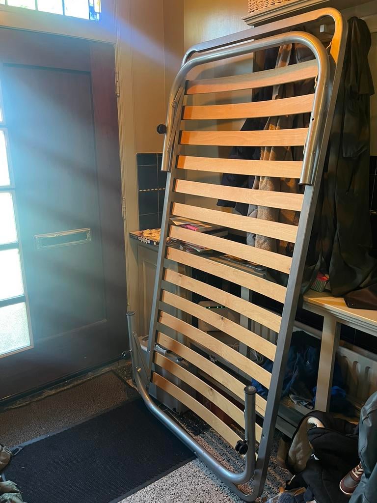 Opklapbed voor matras 90x200 cm - gratis afhalen!, Ophalen, Gebruikt, 90 cm, Eenpersoons