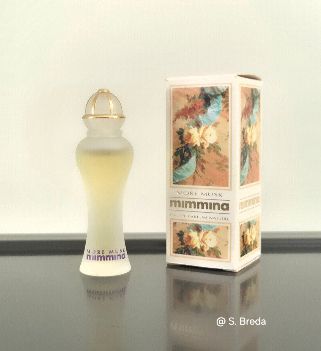 Mimmina - More Musk - miniatuur met doosje, Verzamelen, Ophalen of Verzenden, Zo goed als nieuw, Miniatuur, Gevuld