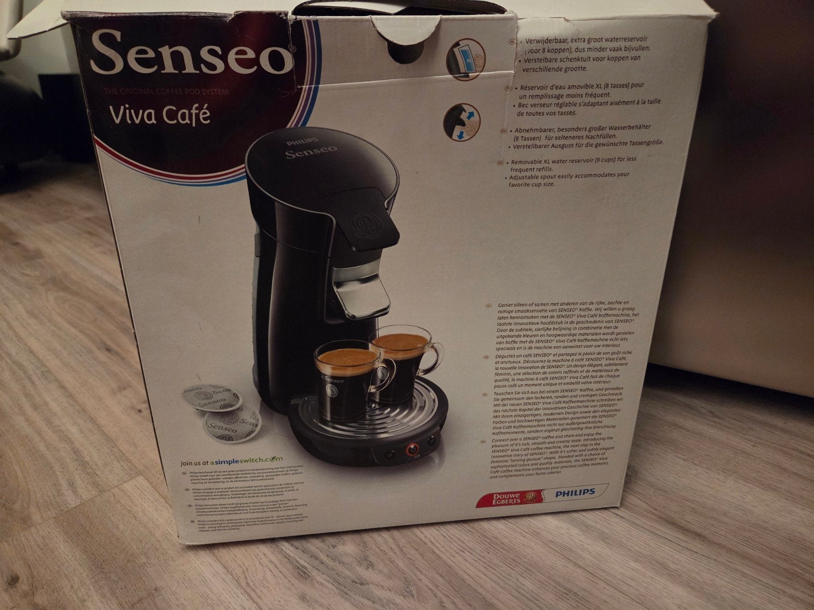 Senseo Viva Café koffiezetapparaat - Zwart, Ophalen of Verzenden