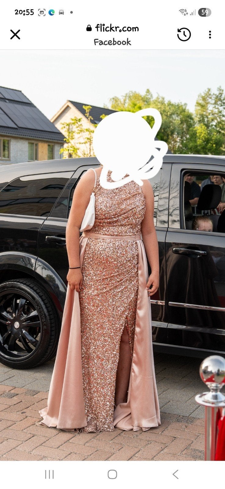 Mooie jurk maat 44, Kleding | Dames, Gelegenheidskleding, Overige typen, Zwart, Maat 42/44 (L), Ophalen of Verzenden