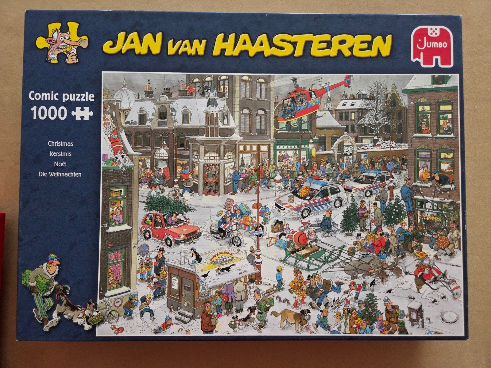 Jan van Haasteren - Kerstmis - 1000 stukjes, Ophalen of Verzenden, 500 t/m 1500 stukjes, Zo goed als nieuw, Legpuzzel