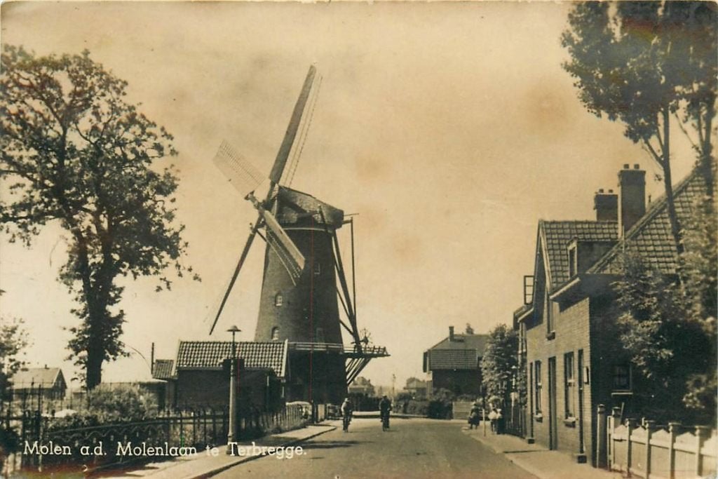 701-359-013 Terbregge Molen Molenlaan, Verzenden, Voor 1920, Zuid-Holland