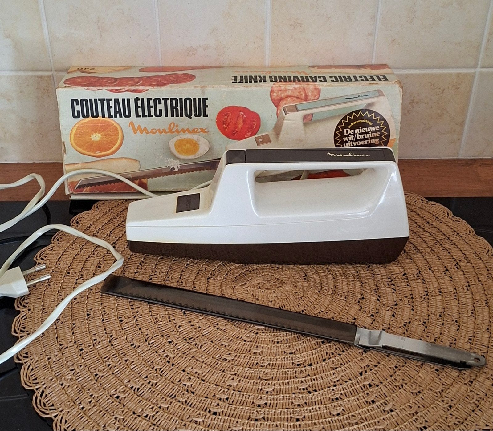 Moulinex Elektrisch mes, Ophalen of Verzenden, Gebruikt