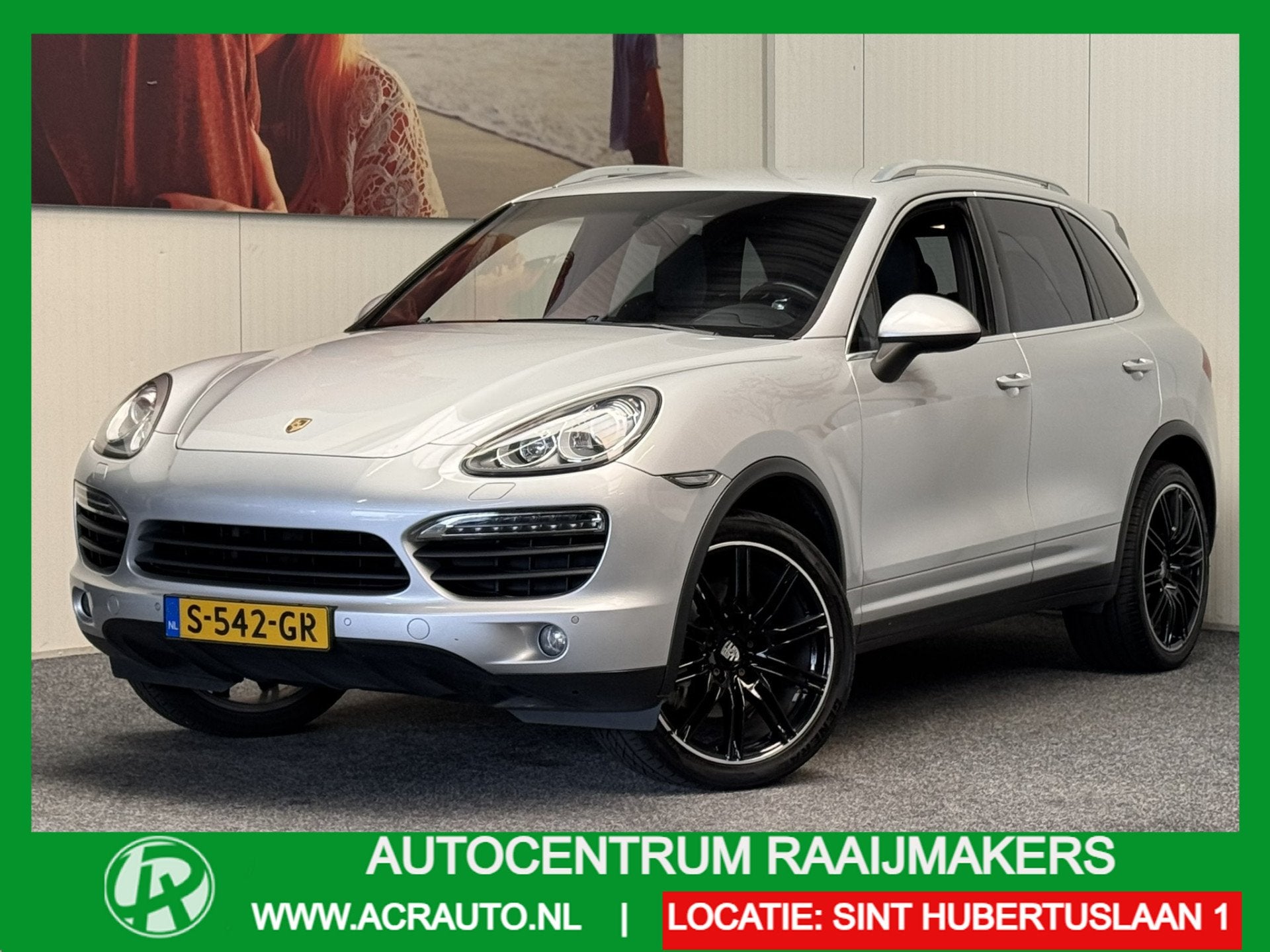 Porsche Cayenne 3.0 V6 HYBRID 333 PK LUCHTVERING LEDER NAVIG, Automaat, Gebruikt, Zwart, 2995 cc