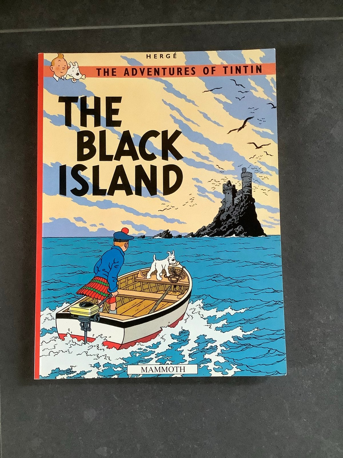 Kuifje: Het Zwarte Eiland (Engelse editie) the black island., Eén stripboek, Ophalen of Verzenden, Zo goed als nieuw