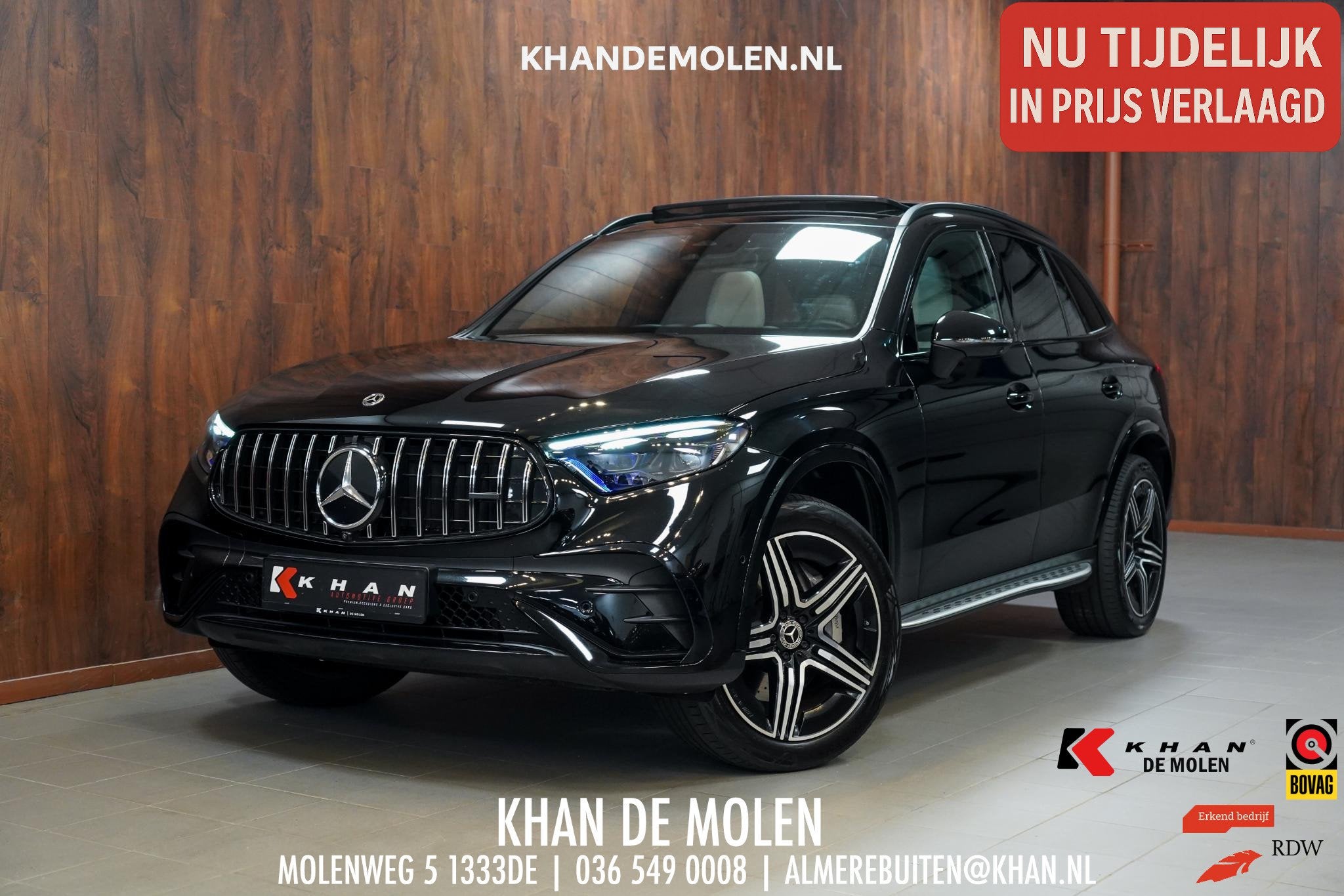 Mercedes-Benz GLC-klasse 400e 4MATIC AMG Line Pano|Trekhaak|, Auto's, Automaat, Gebruikt, Euro 6, 4 cilinders