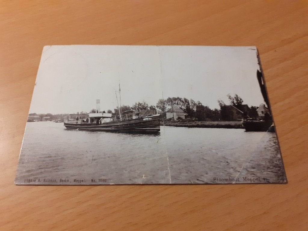 Meppel 1907   scheepvaart  ms. Meppel, Ophalen of Verzenden, Voor 1920, Gelopen, Drenthe