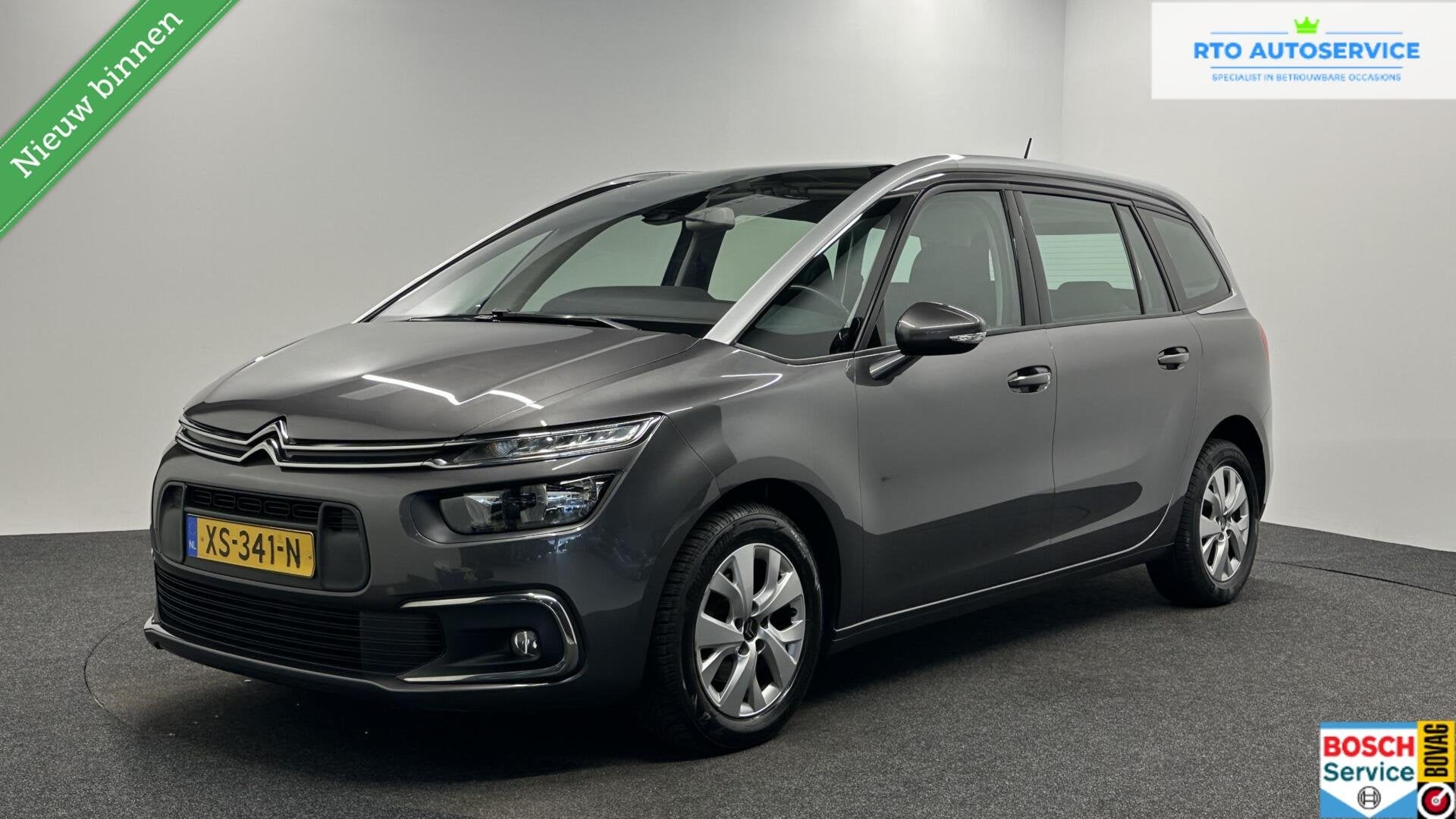 Citroen Grand C4 SpaceTourer 1.2 PureTech Business CAMERA CA, Auto's, Voorwielaandrijving, Stof, Gebruikt, 1199 cc