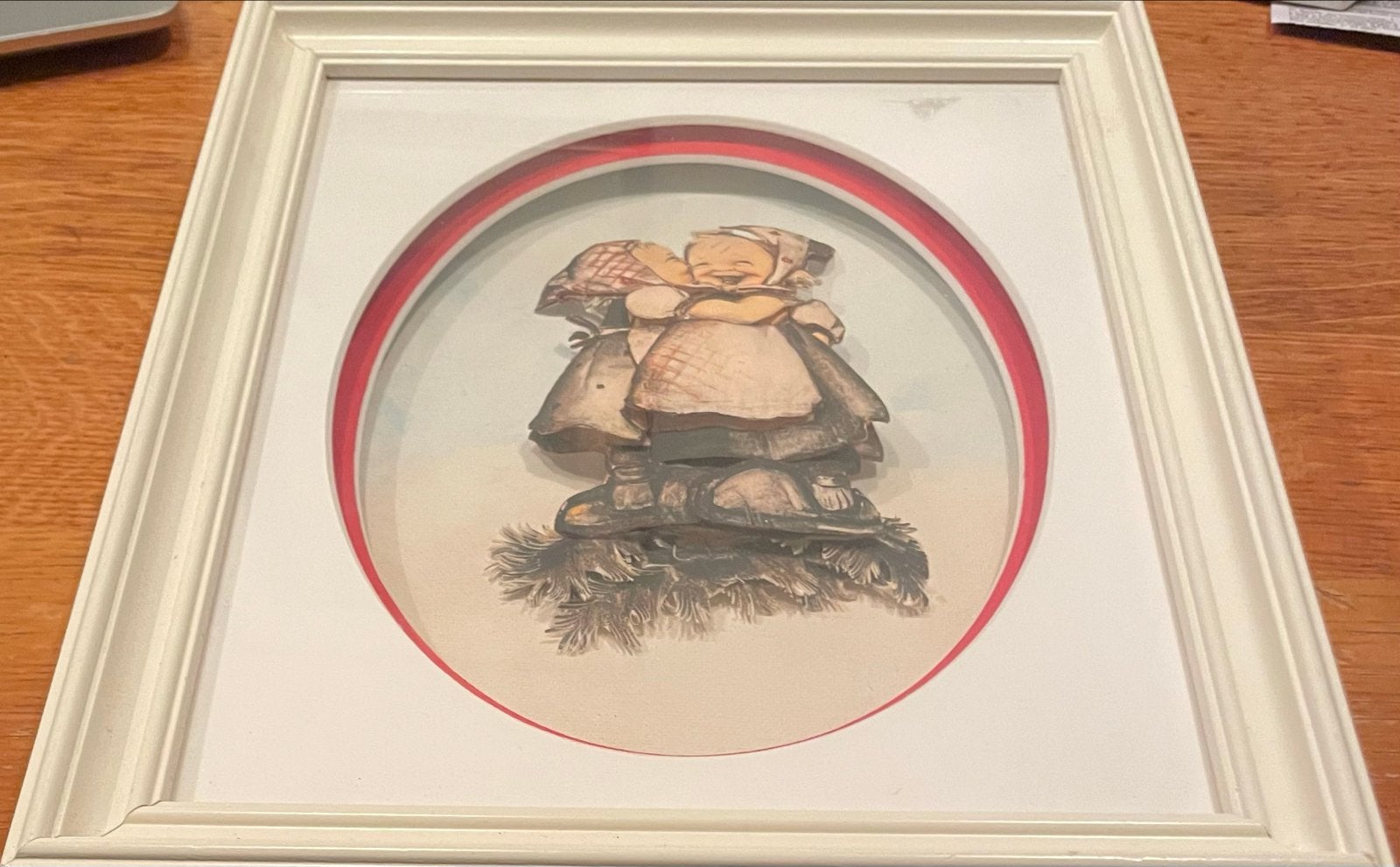 Vintage Hummel 3D Print in Lijst - 'Little Friends', Minder dan 50 cm, Ophalen of Verzenden, 5 – 50, Print