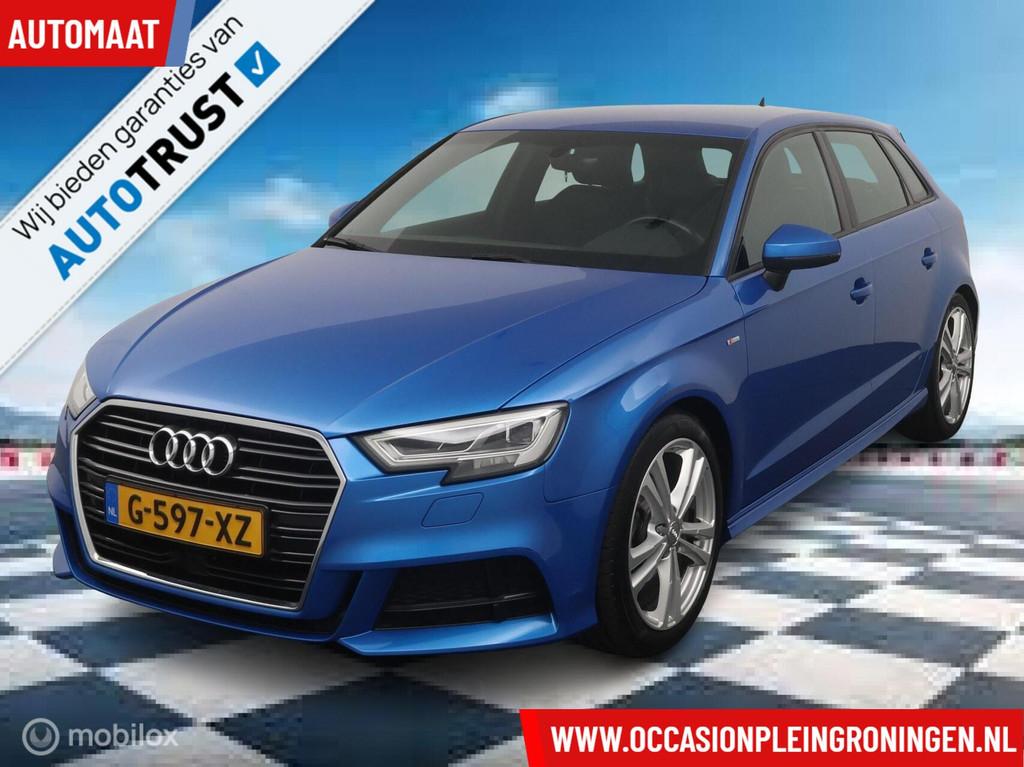 Audi A3 Sportback 35 TFSI CoD Advance Sport S-LINE, Auto's, Euro 6, 4 cilinders, 150 pk, Blauw