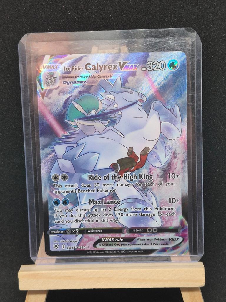 Ice Rider Calyrex VMAX Trainer Gallery Pokémon Kaart NM, Ophalen of Verzenden