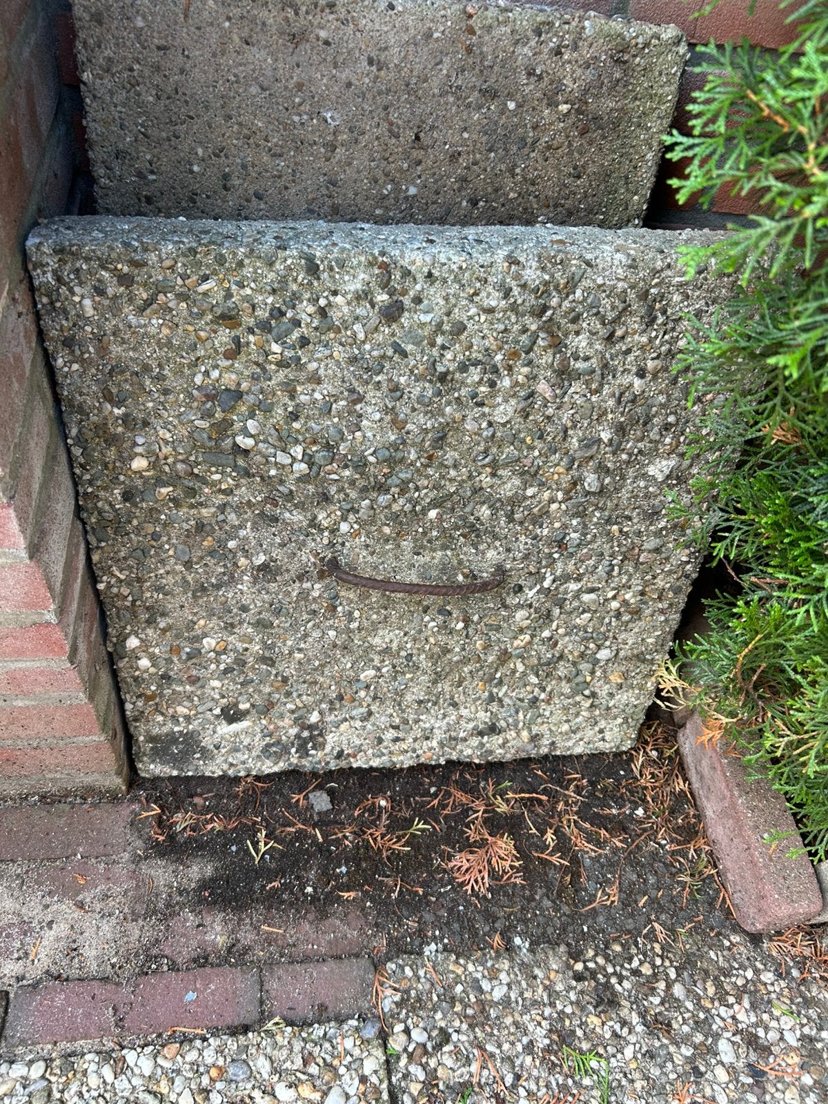 Putdeksel grindtegel, Tuin en Terras, Ophalen, Gebruikt, Overige materialen, Grind