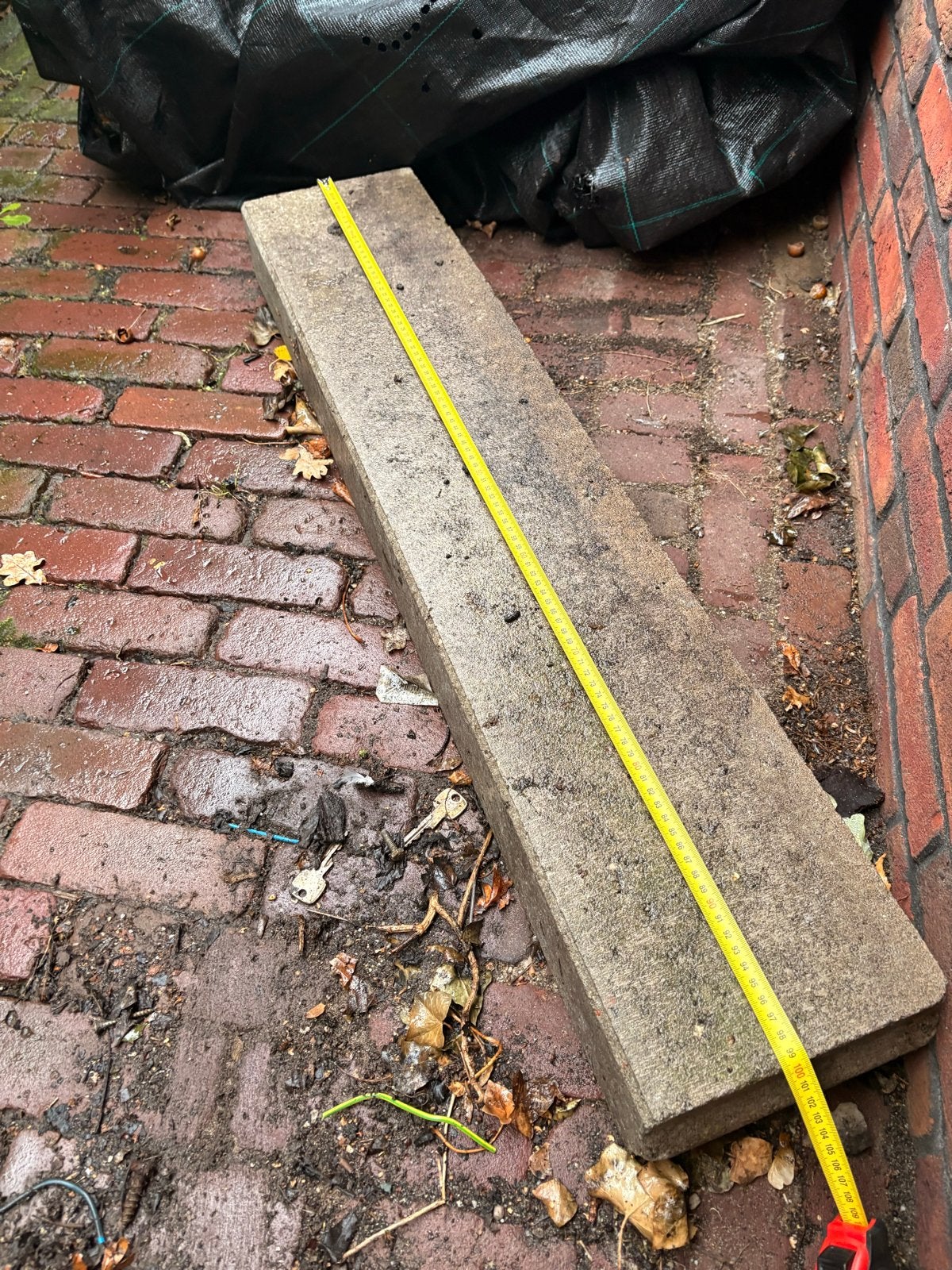 Betonband - 100x20x10 cm, Ophalen, Gebruikt, 100 tot 200 cm, Border