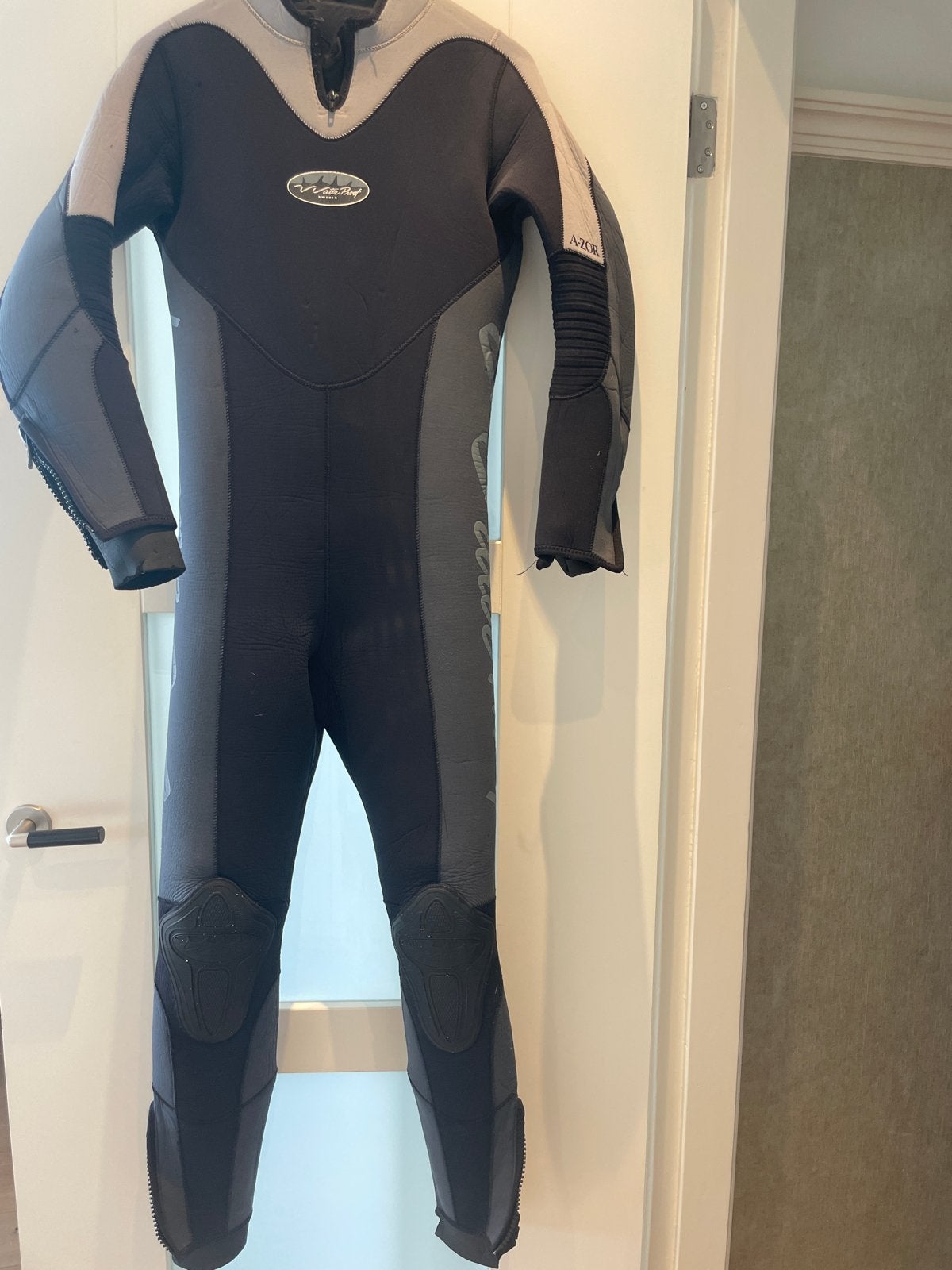 WaterProof Wetsuit C50/M - Zwart/Grijs, Ophalen, Gebruikt, Dame of Heer, Wetsuit