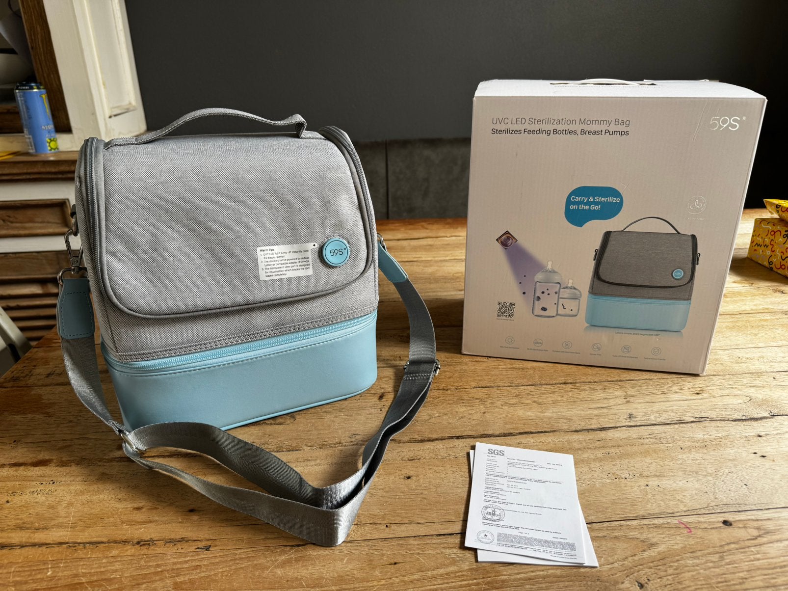 Like-new 59S UVC Sterilization Bag – hardly used, Ophalen of Verzenden, Zo goed als nieuw, Sterilisator