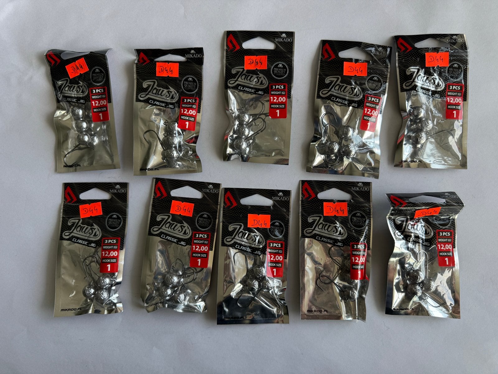 Mikado Jaws Classic Jig 12g haakmaat 1 – 3 stuks, Ophalen of Verzenden, Nieuw, Haak