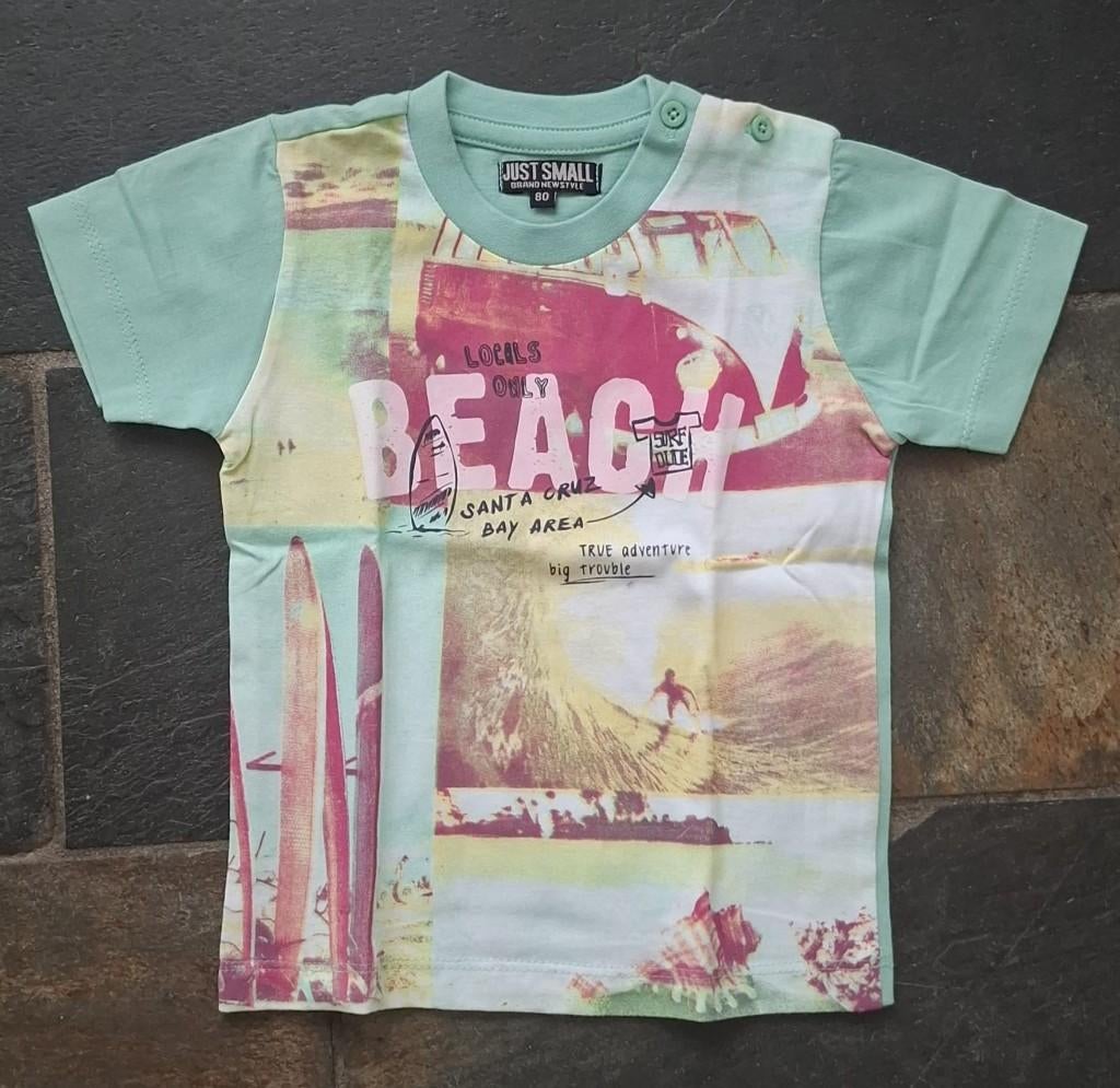 Just small t-shirt, Kinderen en Baby's, Babykleding | Maat 80, Ophalen of Verzenden, Nieuw, Jongetje, Shirtje of Longsleeve