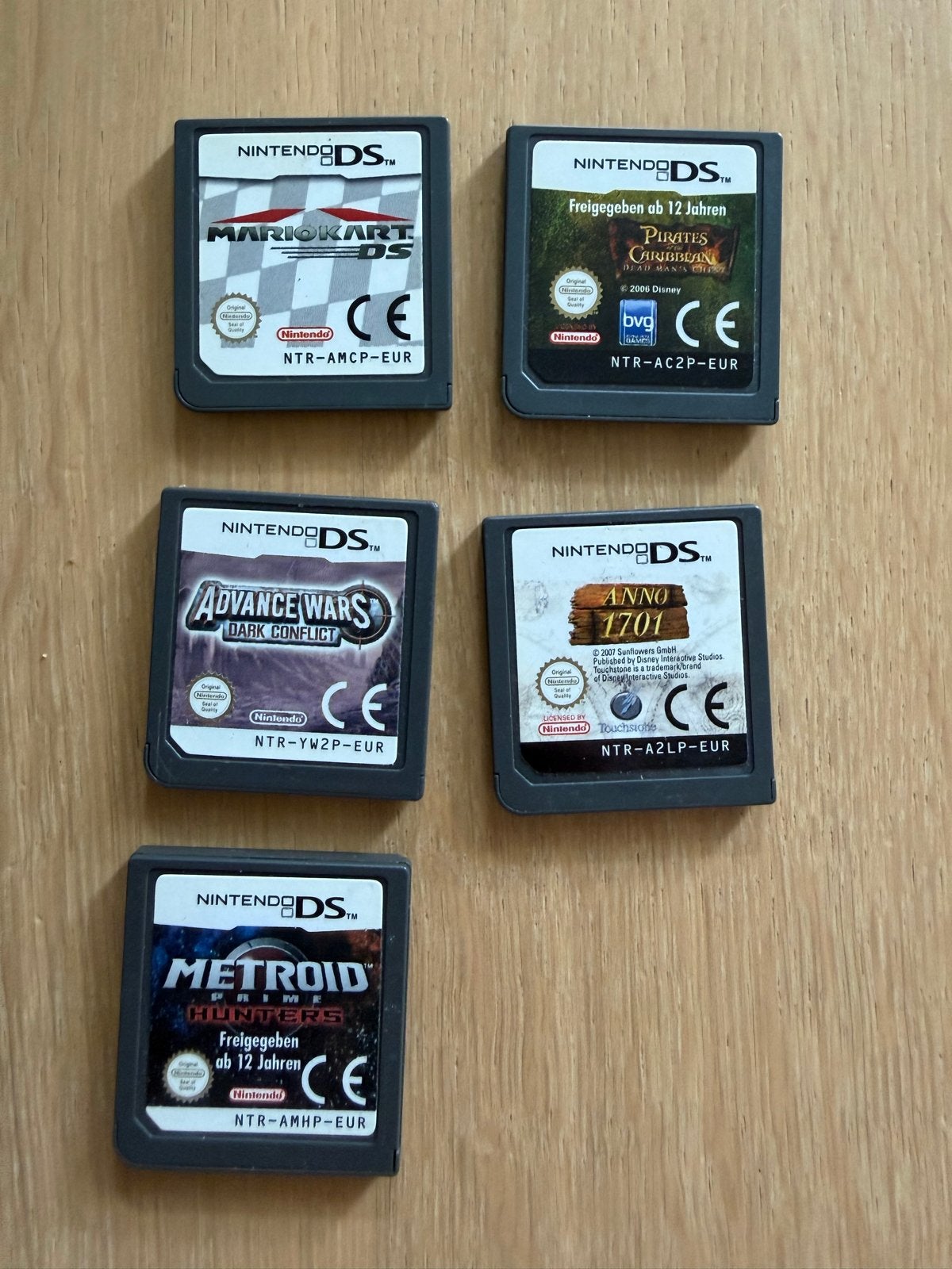 Nintendo DS Games: Mario Kart, Metroid, Anno, Advance Wars,, Online, Gebruikt, Overige genres, Ophalen of Verzenden