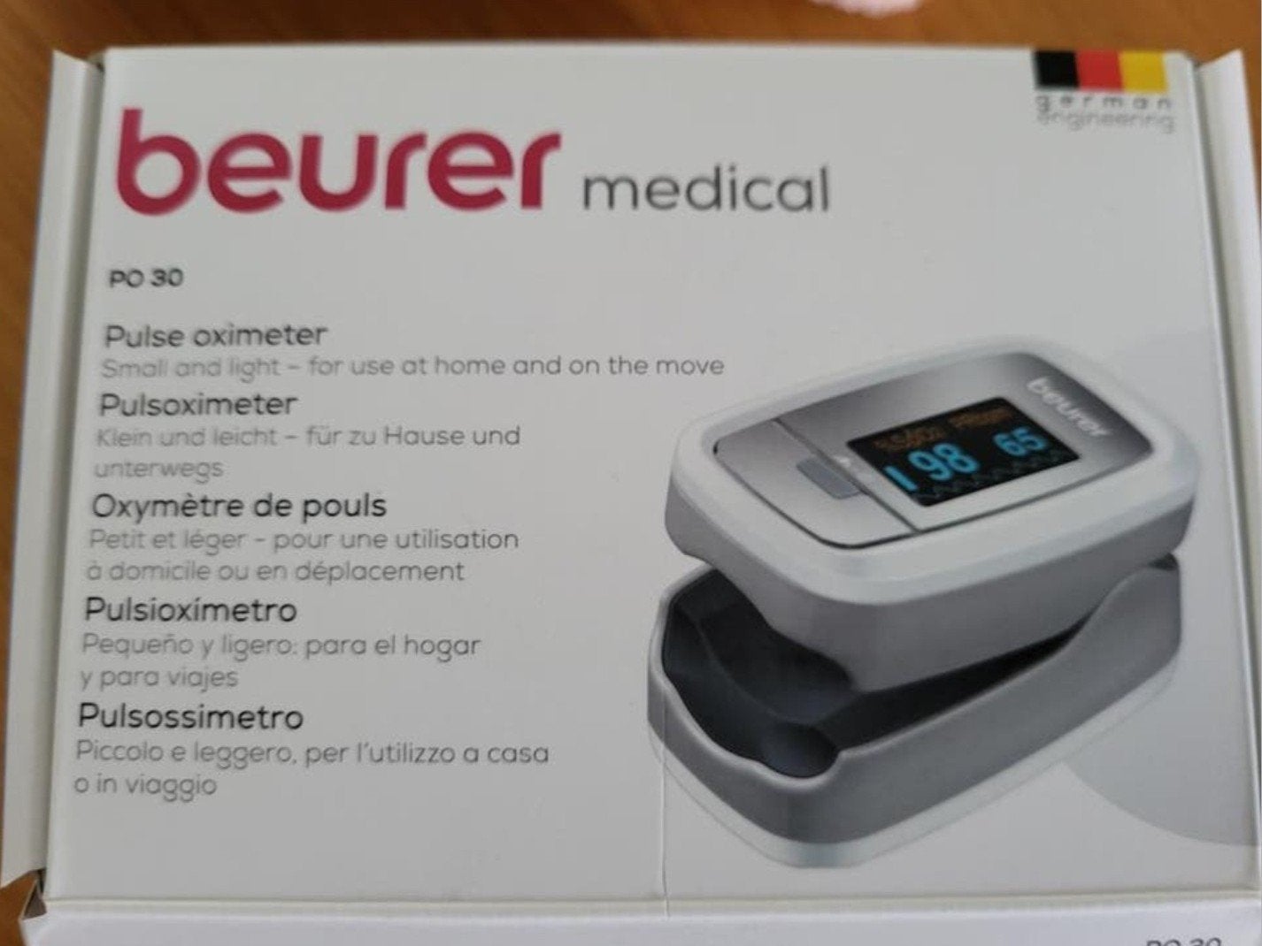 Nieuwe Beurer PO 30 Pulsoximeter - Zuurstof & Hartslagmeter, Ophalen of Verzenden