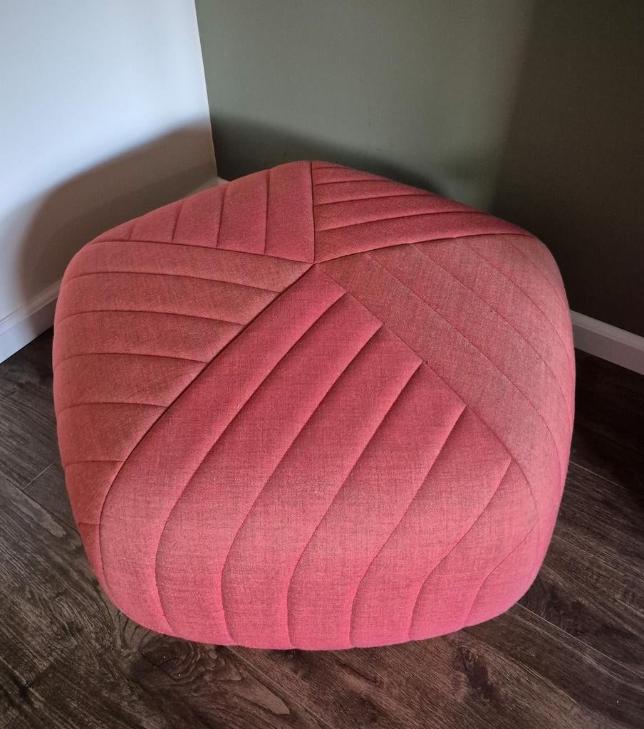 Muuto poef XXL 89 cm, Huis en Inrichting, Ophalen, Rond, 75 tot 100 cm, Zo goed als nieuw