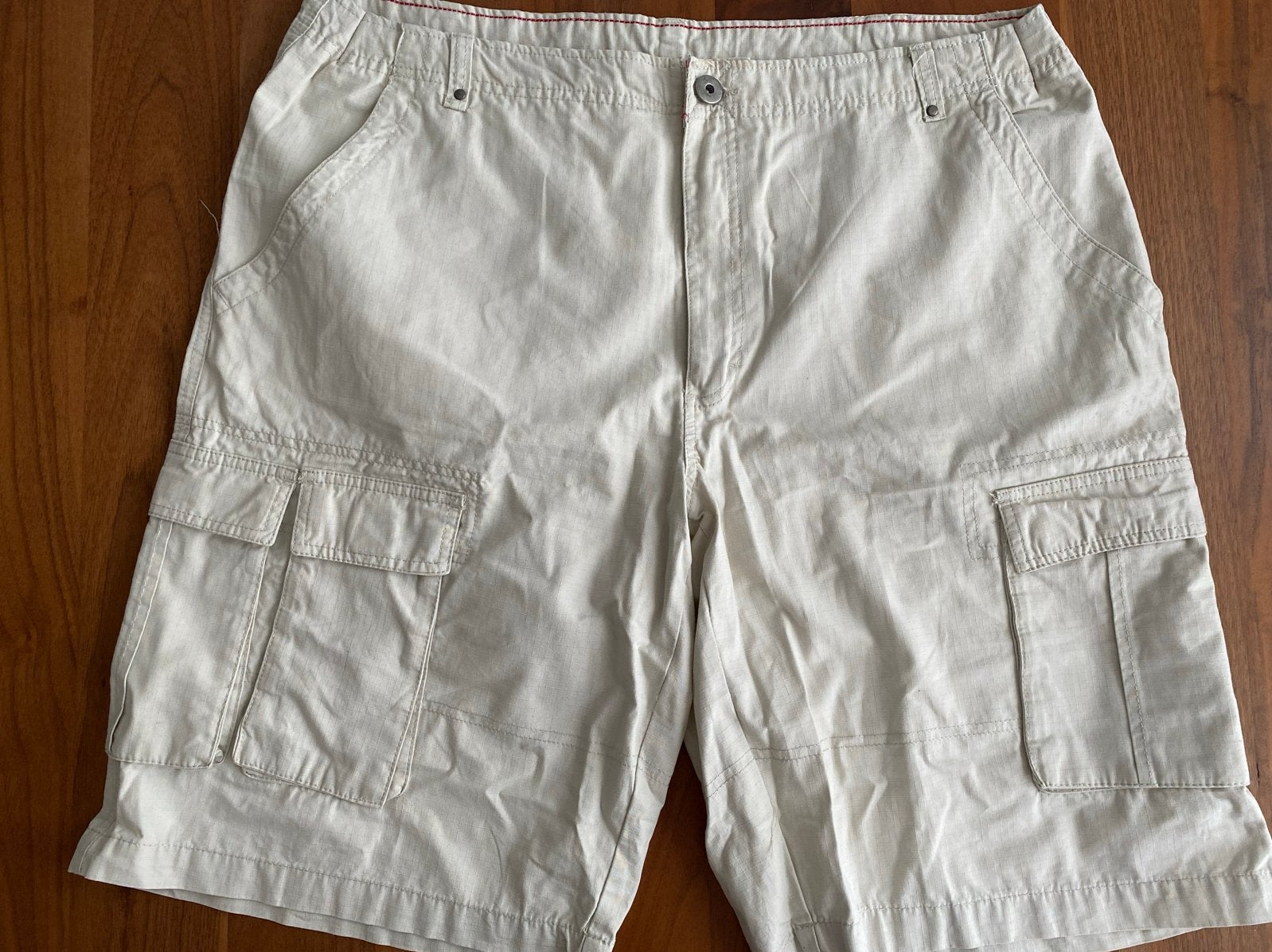 SHAMP Cargo Shorts XXL - Beige 100% Katoen, Kleding | Heren, Ophalen of Verzenden, Zo goed als nieuw, Overige maten, Beige