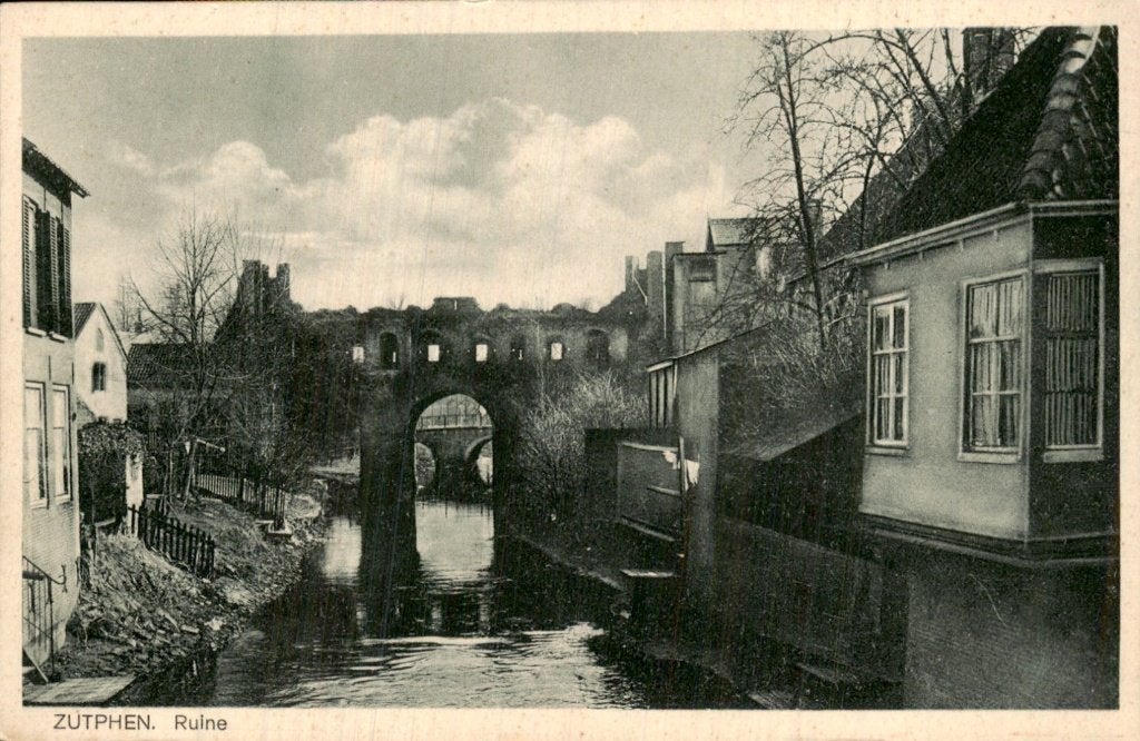 Zutphen - Ruine - Ruine, Ophalen of Verzenden, Voor 1920, Ongelopen, Gelderland
