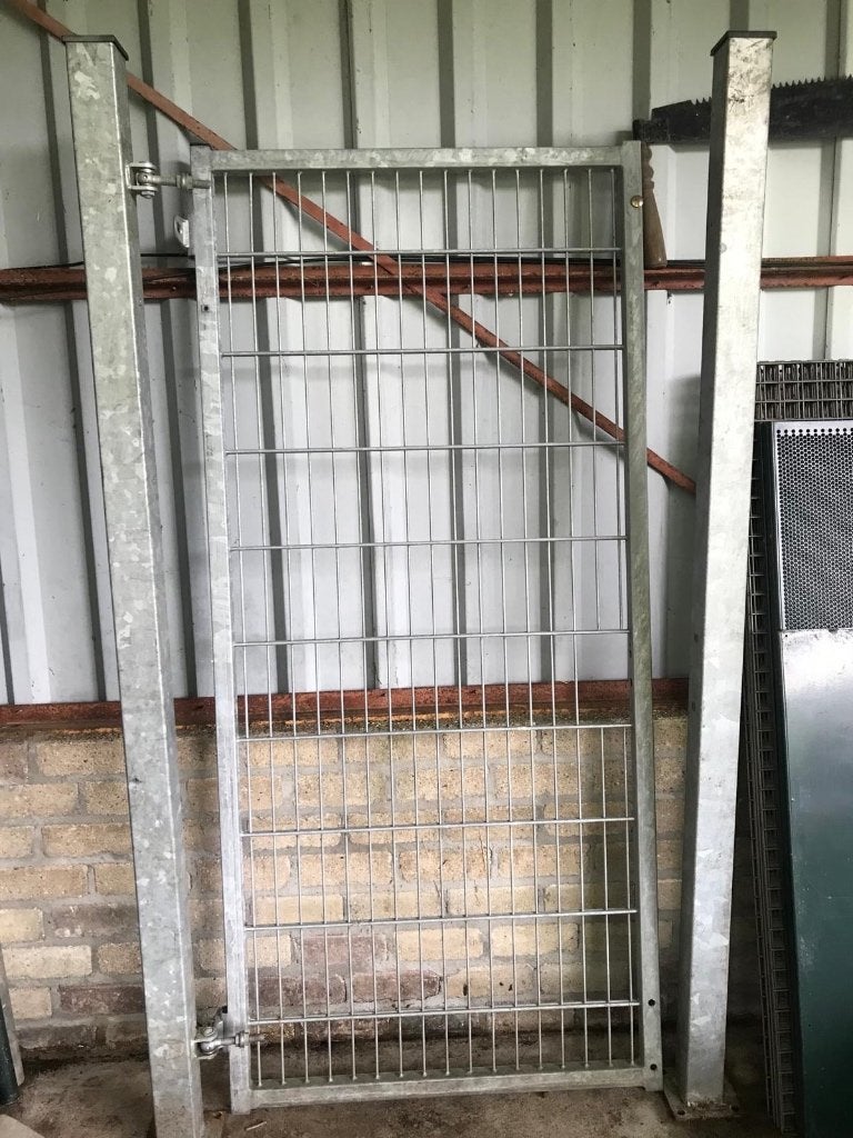 Poort met palen, Tuin en Terras, Tuinpoorten, Ophalen, Gebruikt, 100 tot 150 cm, Draaipoort