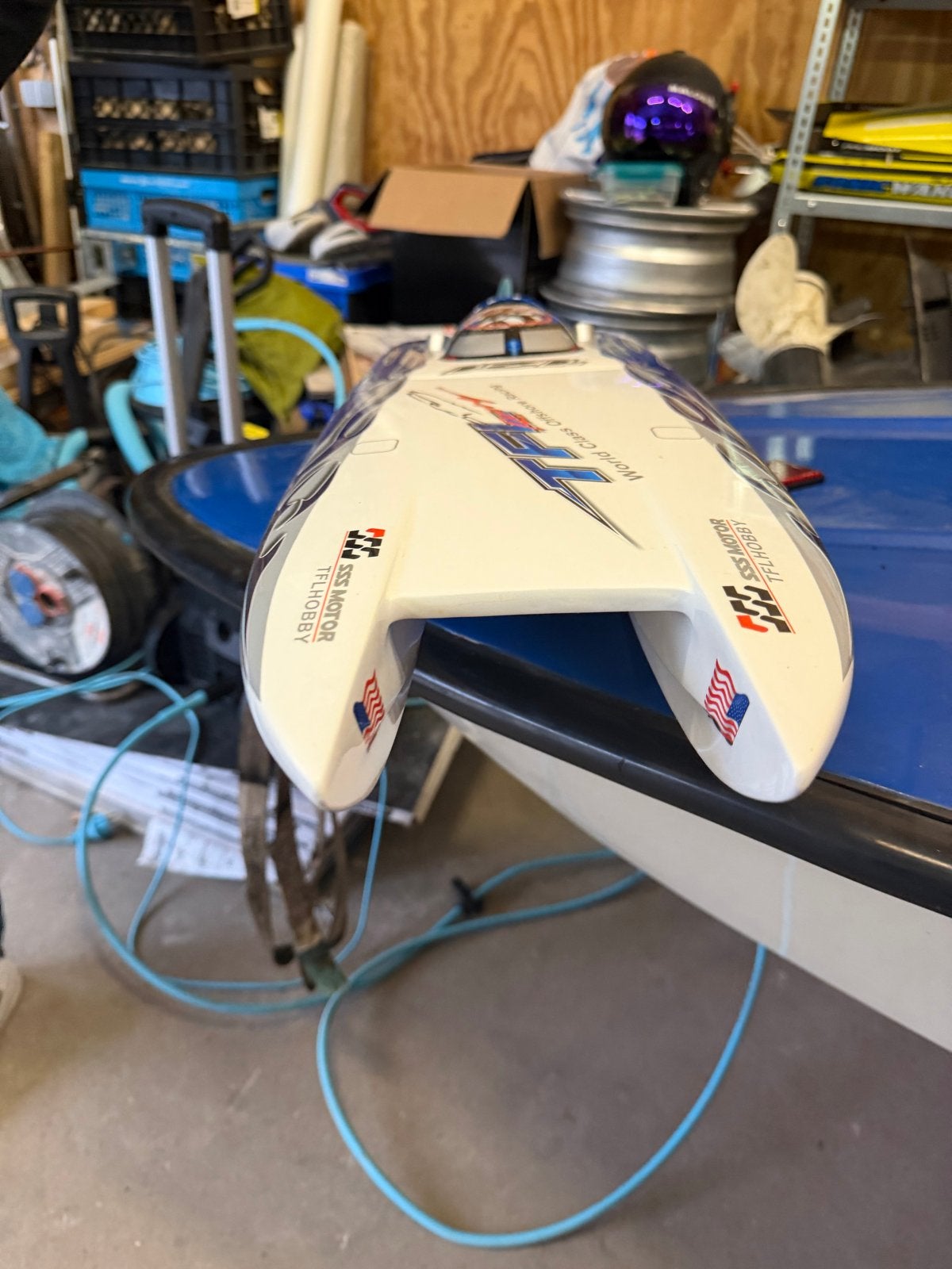 RC Speedboot met afstandsbediening (uit Engeland), Ophalen of Verzenden, Zo goed als nieuw