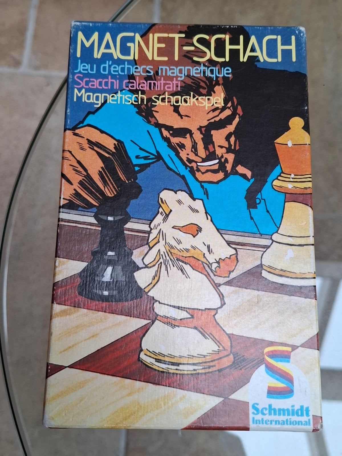 Magnetisch schaakspel vintage, Ophalen of Verzenden, Zo goed als nieuw