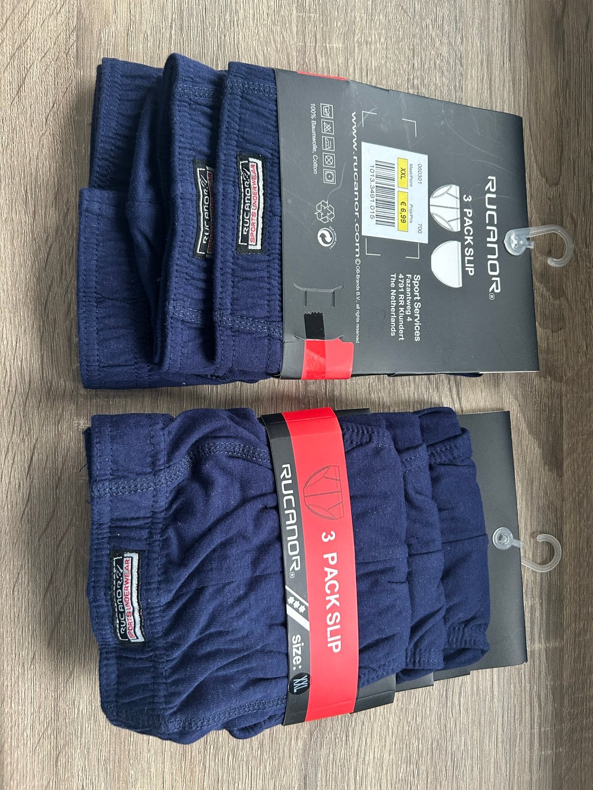 Rucanor 3-pack slips - Comfortabele herenonderbroeken, Kleding | Heren, Ondergoed, Ophalen of Verzenden, Blauw, Slip