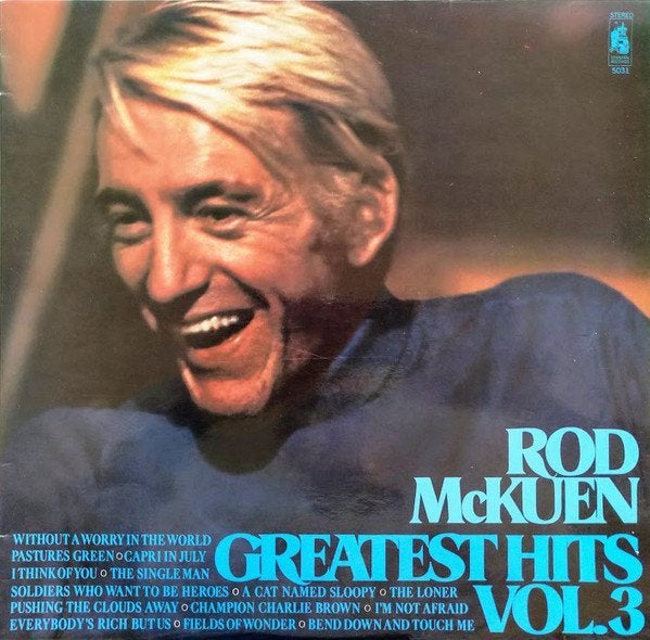 Rod McKuen ‎– Greatest Hits Vol. 3, Ophalen of Verzenden, Pop, LP