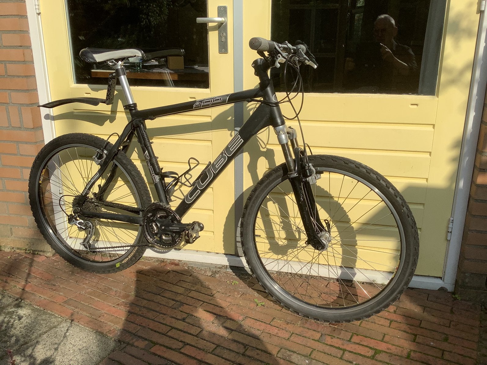 Fiets mountainbike, cube acid, Gebruikt, Velgrem, Versnellingen, 49 tot 53 cm