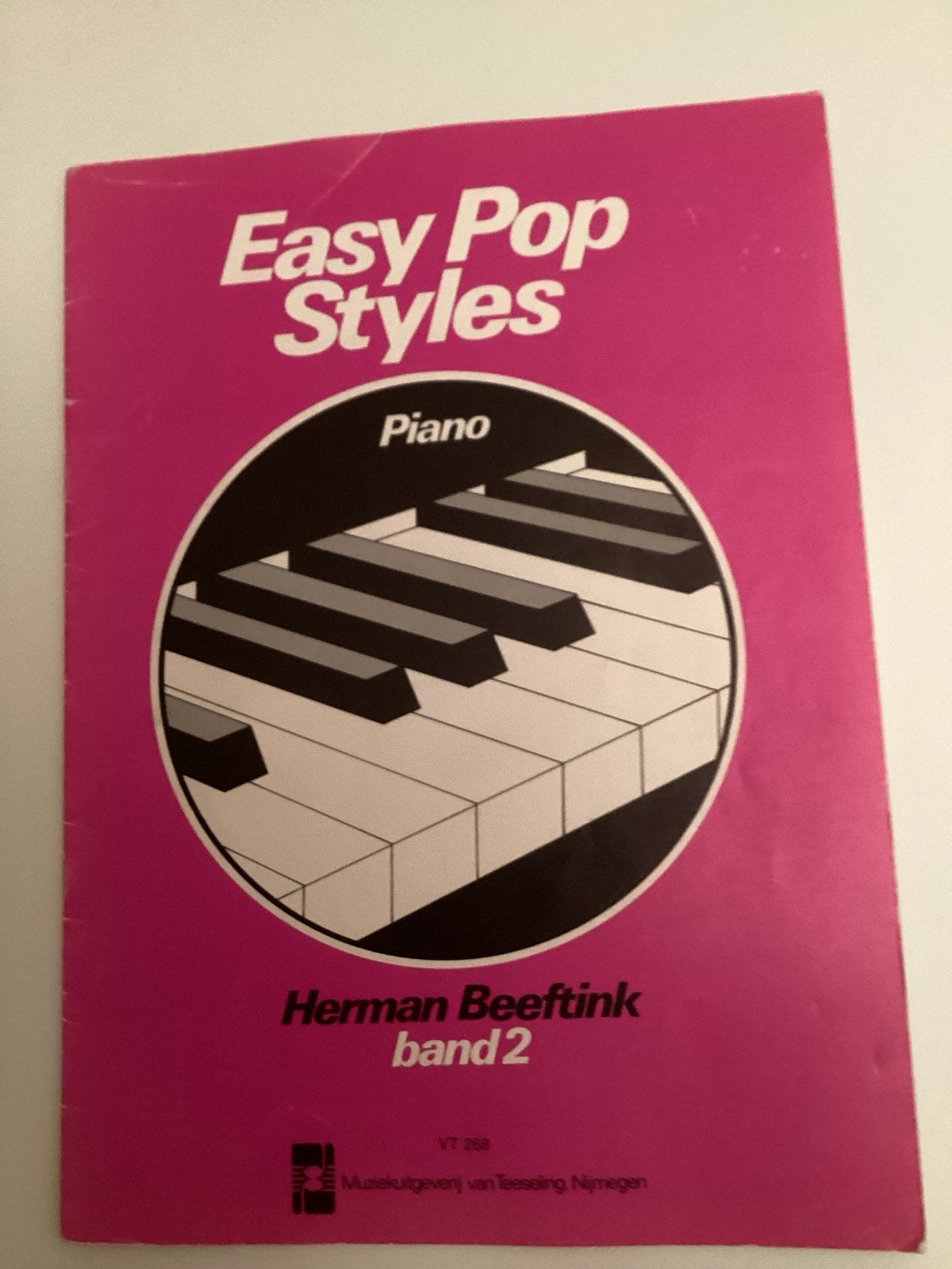 Muziekboek piano - Easy Pop Styles Herman Beeftink band 2, Gebruikt, Les of Cursus, Ophalen of Verzenden, Piano